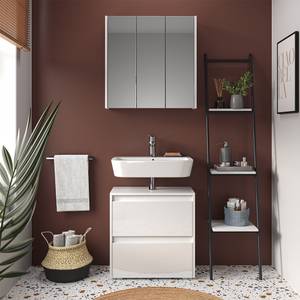 Armoire de toilette Majest 40093 Blanc - Bois manufacturé - 67 x 68 x 17 cm