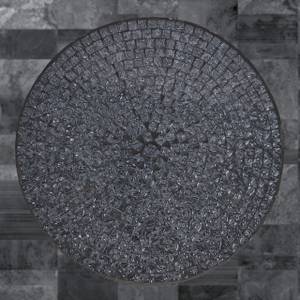 Table ronde mosaïque Noir