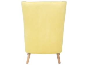 fauteuil à oreilles ONEIDA Chêne clair - Jaune