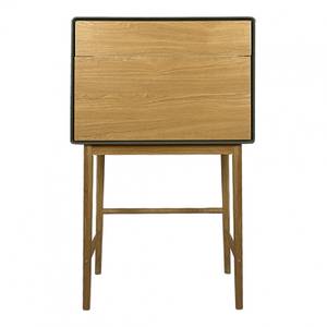 Bureau secrétaire 1 porte 1 tiroir Vert - Bois manufacturé - 75 x 125 x 38 cm