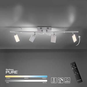 LED Deckenlampe PURE MIRA Aluminium - 55 x 13 x 55 cm