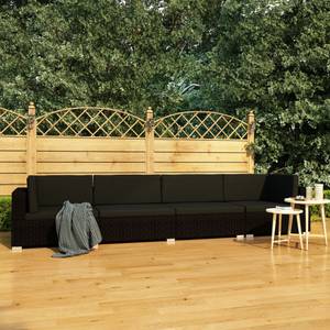 Garten-Sofagarnitur (4-teilig) 3000474-2 Schwarz