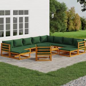 Garten-Lounge-Set 3028504-22 (12-teilig) Grün