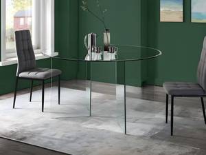 Table ADAMO Verre - 137 x 77 x 137 cm