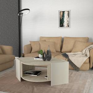 Couchtisch in Granit Optik Beige - Holzwerkstoff - 75 x 40 x 75 cm