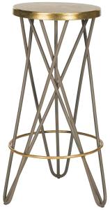 Barhocker Mychelle Metall - Gold