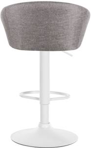 Tabouret de bar Davie Gris lumineux