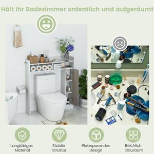 Toilettenschrank BA7881 Weiß