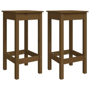 Barstühle 2er Set D4930 Massivholz - 40 x 78 x 40 cm