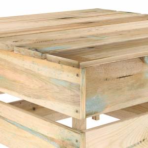 Palettentisch 3011726-3 Braun - Massivholz - Holzart/Dekor - 60 x 37 x 62 cm