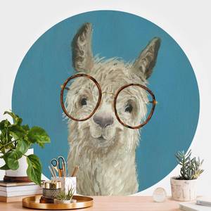 Lama mit Brille I 244 x 244 cm