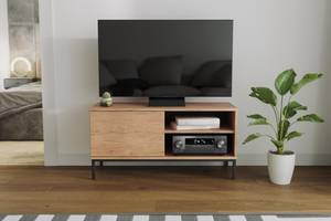 TV-Kommode FORSETTI Beige - Braun - Walnuss Dekor