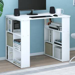 Bureau Arwen blanc Blanc - Bois manufacturé - 90 x 74 x 60 cm