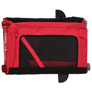 Remorque vélo pour chien 3028772-2 Rouge - 55 x 53 x 120 cm