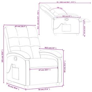 Massagesessel 3032264-1 Rotbraun