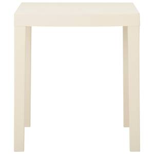 Table de jardin Blanc - Matière plastique - 79 x 72 x 79 cm