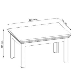 Couchtisch ARVEN 90 x 60 cm