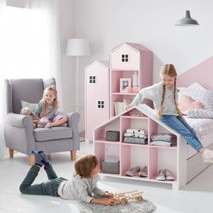 Kinderkleiderschrank MIRUM Pink - Rosé - Weiß