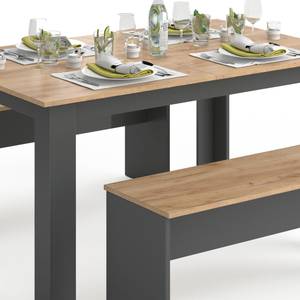 Ensemble de table à manger Sentio 36686 Anthracite