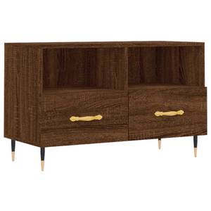 TV-Schrank D128 Eiche Schwarzbraun Dekor