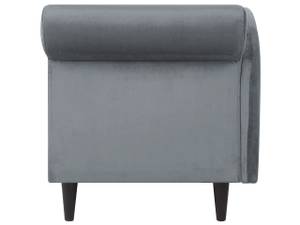 Chaise longue LUIRO Noir - Gris - Gris lumineux