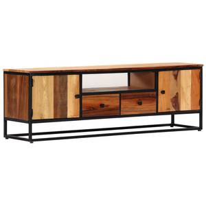 Meuble tv 282726 Marron - Bois manufacturé - Métal - Bois massif - 120 x 40 x 30 cm