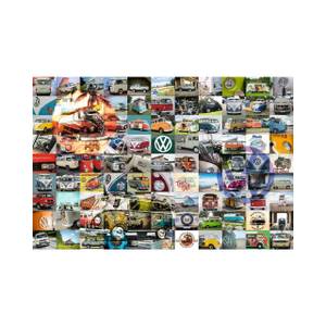 Puzzle 99 VW Campervan Moments Papier - 31 x 6 x 44 cm