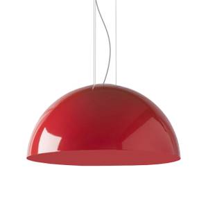 Suspension Cassis Rouge brillant - Abat-jour diamètre : 80 cm