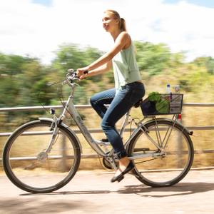 Fahrradkorb für hinten Schwarz - Metall - 30 x 22 x 46 cm