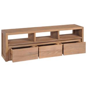 Meuble tv 246950 Marron - Bois massif - Bois/Imitation - 120 x 40 x 30 cm