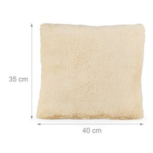 Coussin doux Blanc crème