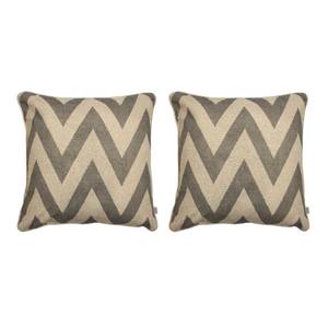 2 Housses de coussin NAF NAF MEENA CARRÉ Gris