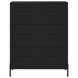 Highboard DE7935 Schwarz - Holzwerkstoff - 34 x 180 x 70 cm