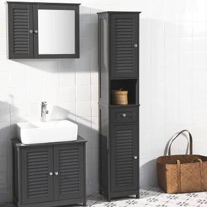 Meuble Colonne Salle de Bain FRG236-DG Gris