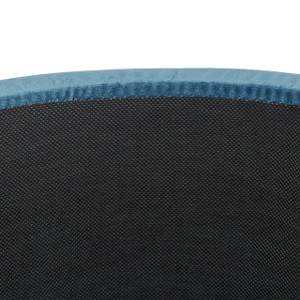 Pouf coiffeuse rangement bleu pétrole Doré - Turquoise - Bois manufacturé - Métal - Textile - 39 x 44 x 39 cm