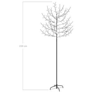 Weihnachtsbaum 3003049 Schwarz - Cremeweiß - 45 x 220 x 45 cm