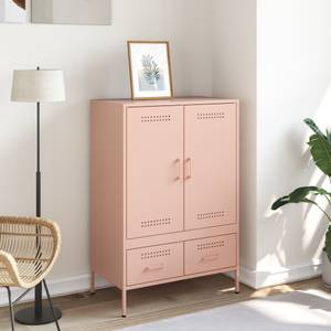 Highboard DE7834 Pink - Metall - 39 x 102 x 68 cm