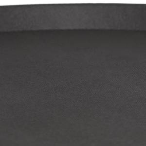 Rundes Serviertablett 5er Set 35 cm Schwarz - Kunststoff - 35 x 2 x 35 cm