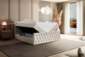 Boxspringbett VILA-1-Z Beige - Breite: 120 cm - H4