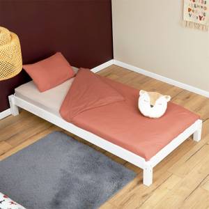 Lits superposables RINO 90x200 cm Blanc - Largeur : 98 cm