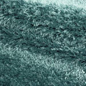 Tapis shaggy UNI A ⌀80 bleu Bleu - 80 x 80 cm