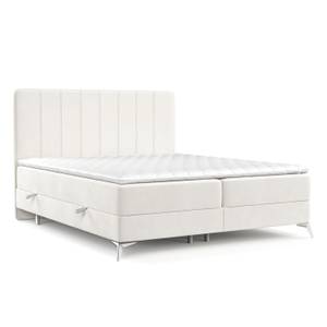 Boxspringbett Aggaz Ecru - Breite: 140 cm