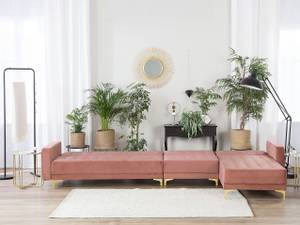 Modulsofa ABERDEEN Gold - Pink - Breite: 347 cm