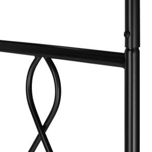 Arche à rosiers noir Noir - Métal - 100 x 233 x 40 cm