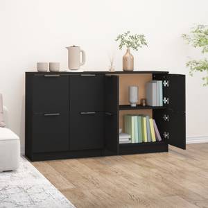 Sideboard (2er Set) 3015627 Schwarz