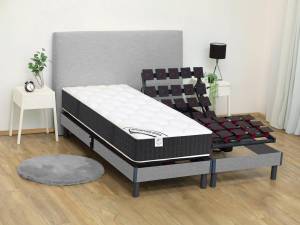 Matelas relaxation PAROX Blanc - Textile - 80 x 24 x 200 cm