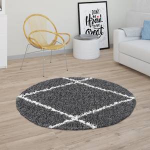 Hochflor-Teppich Kalmar 442 Anthrazit - 200 x 200 cm