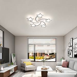 Moderne LED Deckenleuchte Weiß - Kunststoff - 65 x 65 x 30 cm