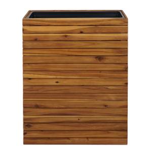 2er-Set Pflanzkasten L21 Braun - Holzart/Dekor - Holz teilmassiv - 63 x 77 x 23 cm