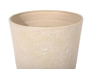 Cache-pot d'extérieur CAMIA Beige - Diamètre : 51 cm - Lot de 2